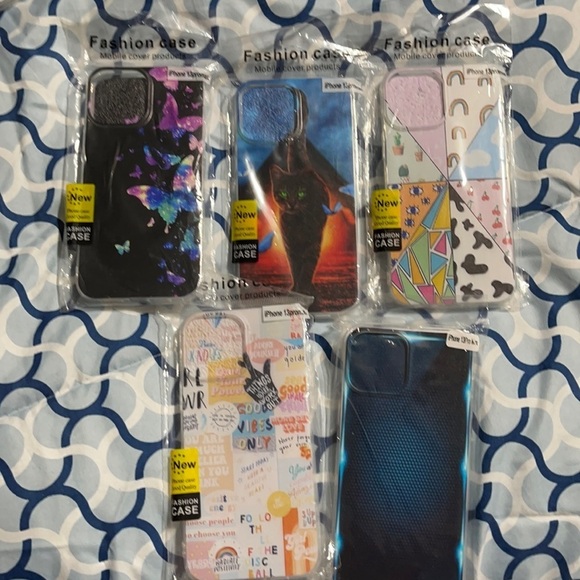 Accessories - New set/5 silicone phone cases - 13 pro max